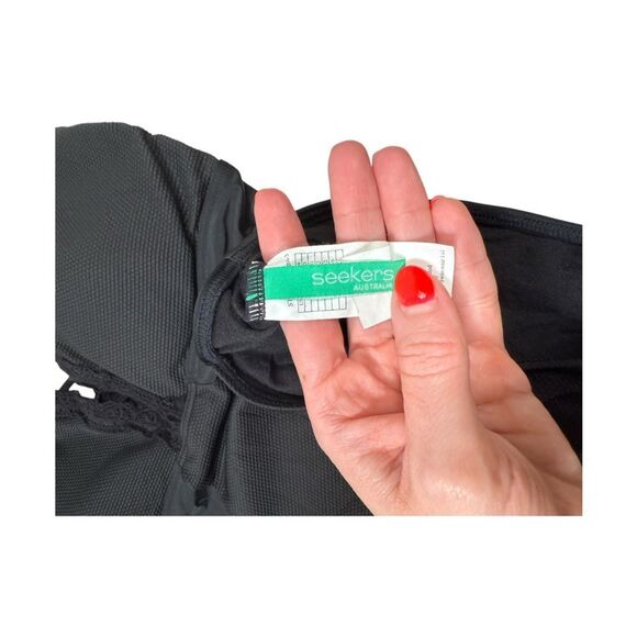 Seekers Australia Black Sexy V Plunge Neckline Lace One Piece Swimsuit - Picture 5 of 6